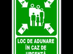 Indicator de securitate loc de adunare in caz de  urgenta