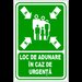 Indicator de securitate loc de adunare in caz de  urgenta
